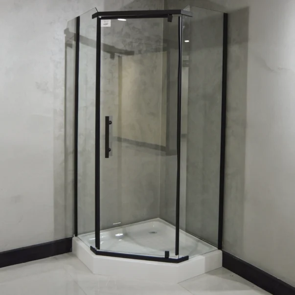 Normal Black Cabin Shower 90×90 Majestic - E (012)