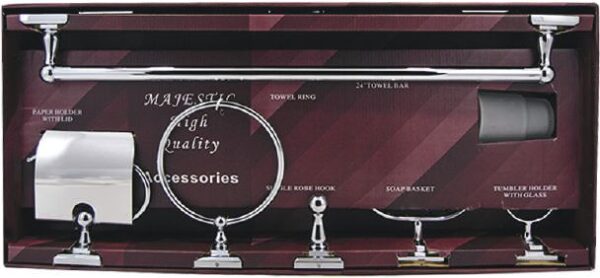 Majestic Bathroom Accessories set 6 pieces